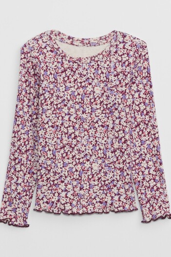 Remera Gráfico Manga Larga Toddler Niña Pink Ditsy Floral