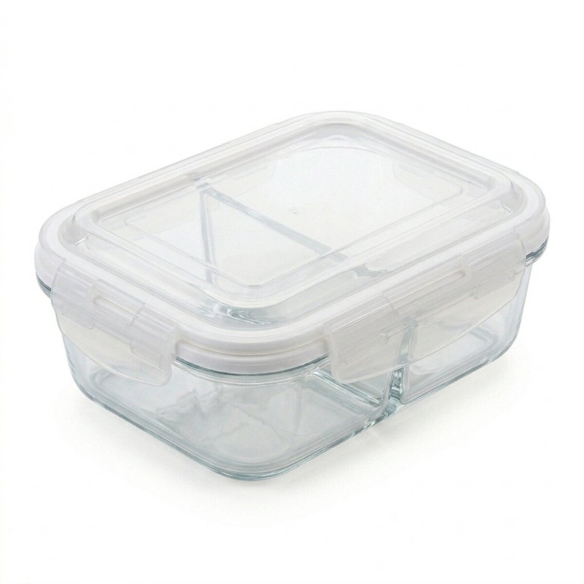 RECIPIENTE RECTANGULAR BOROSILICATO 1040ML 20.5X15.5XH6.5CM 