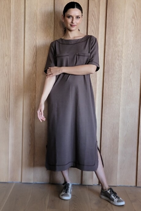 Vestido Arrecife Cotton chocolate