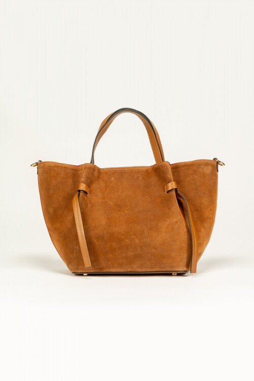 Cartera de gamuza Daily Tostado