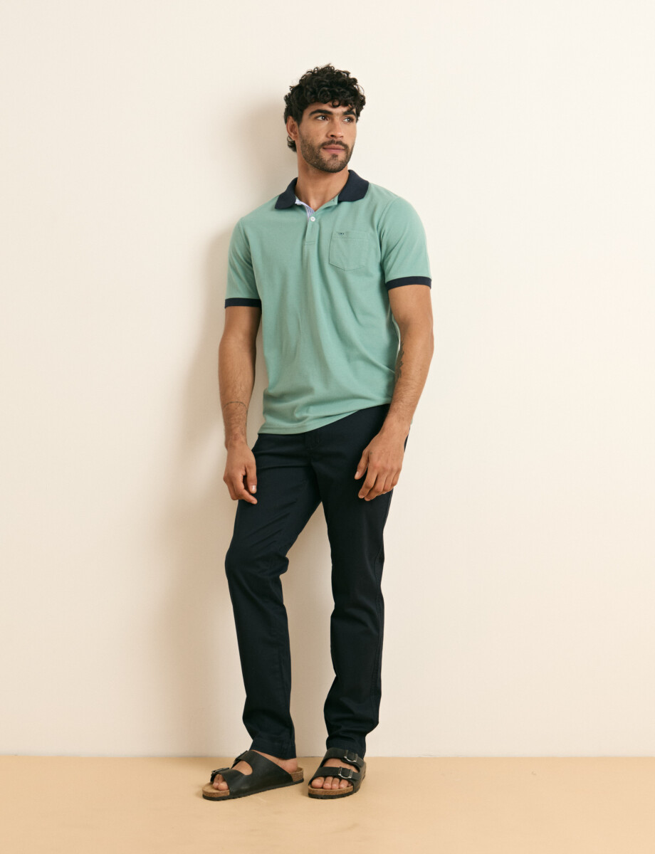 520753 REMERA HARRINGTON LABEL Verde