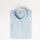Camisa mc lino lisa celeste