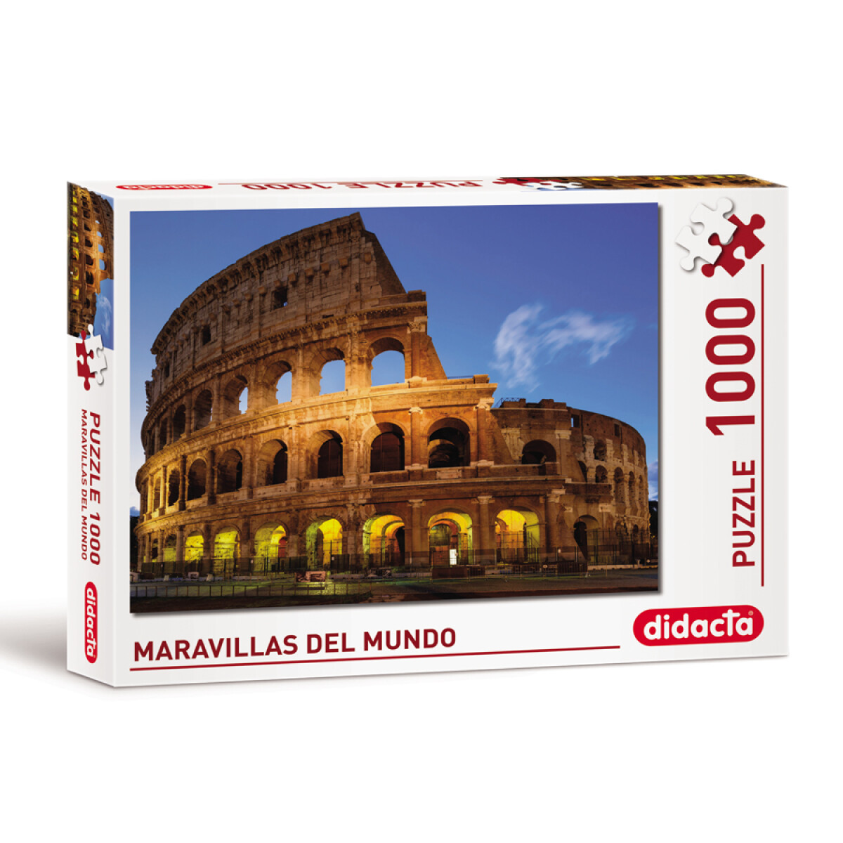Puzzle Didacta Coliseo de Roma - 1000 Piezas - 001 