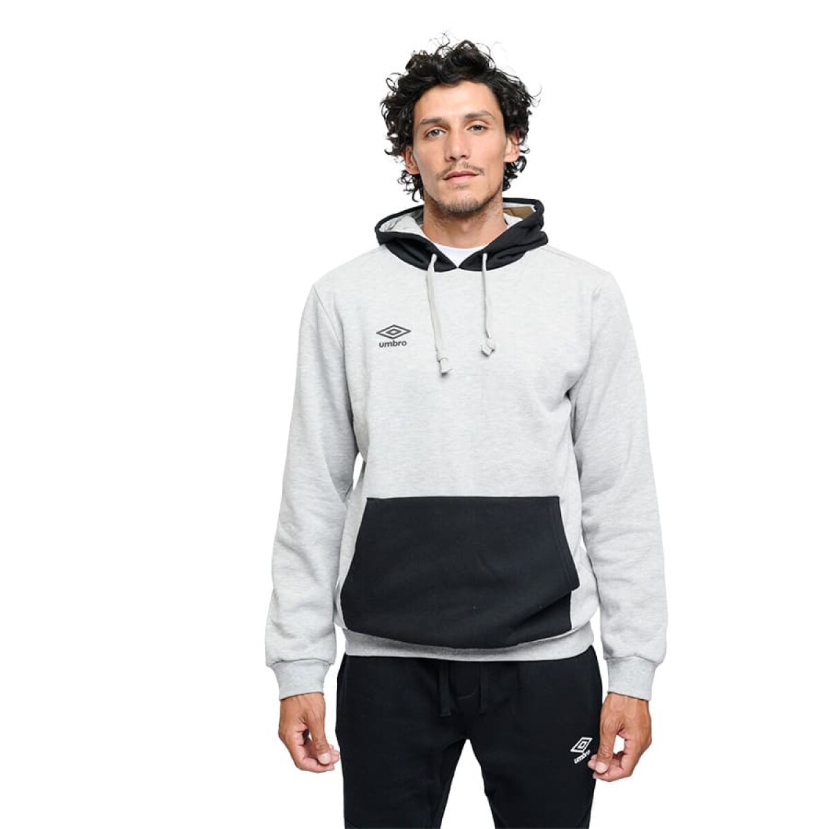 Canguro Umbro Color Block de Hombre - 2US2315H - Gris-melange 