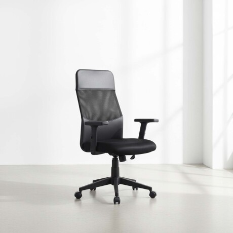 ASIENTO DE OFICINA MALLA NEGRO D217