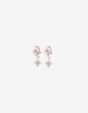 Aros Pasantes Cubic zirconia Aros Argolla Cubic Zirconia - Plateado