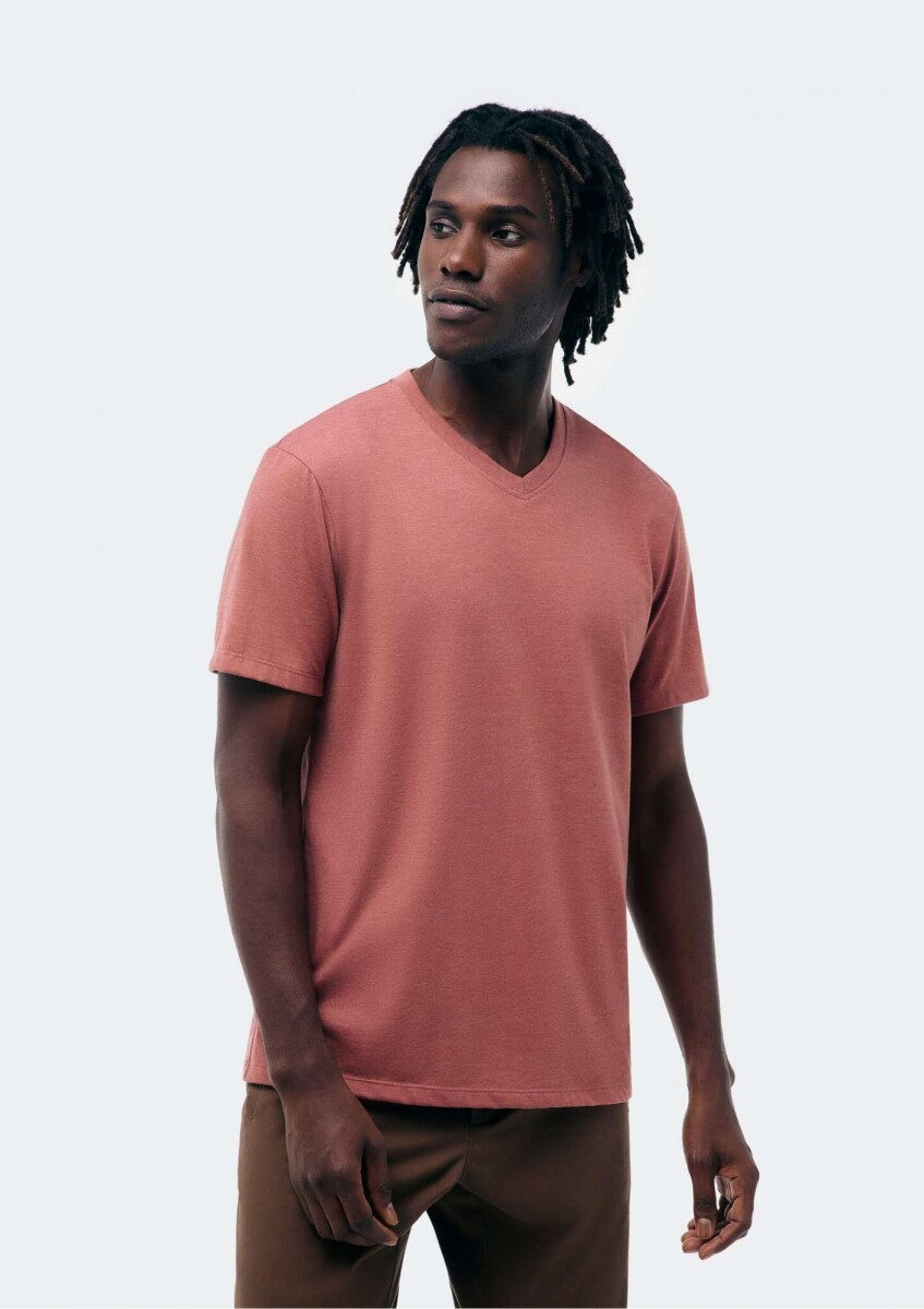 CAMISETA BÁSICA UNISSEX - ROSA 