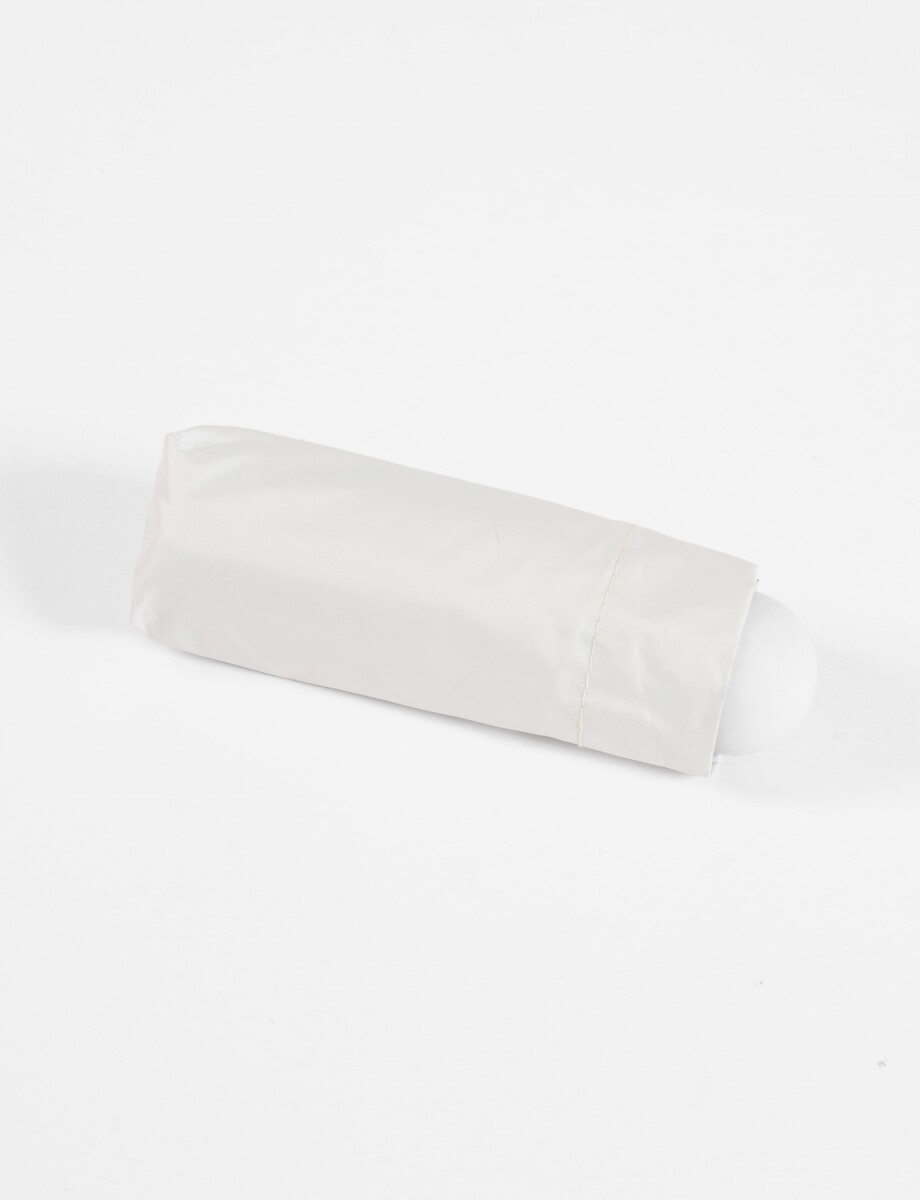 Paraguas liso - blanco 