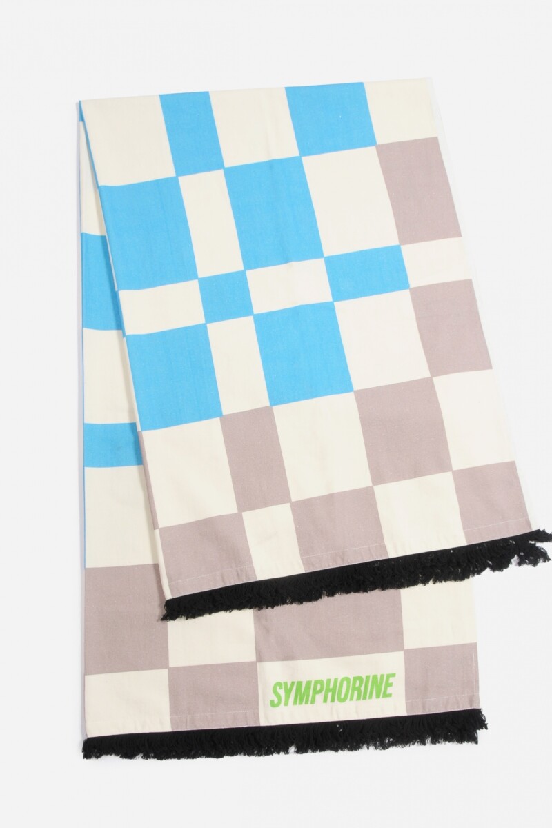 Pareo damero multicolor