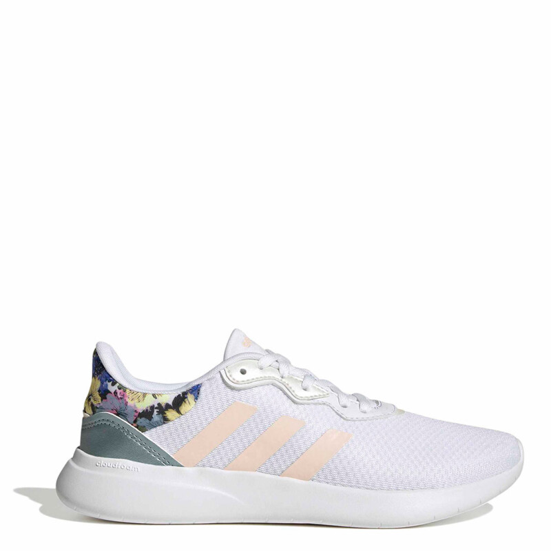 Championes de Mujer Adidas QT Racer 3.0 Blanco - Anaranjado - Metalizado