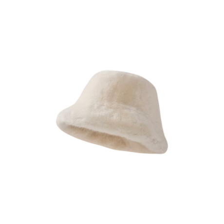 Gorro piluso peluche Blanco
