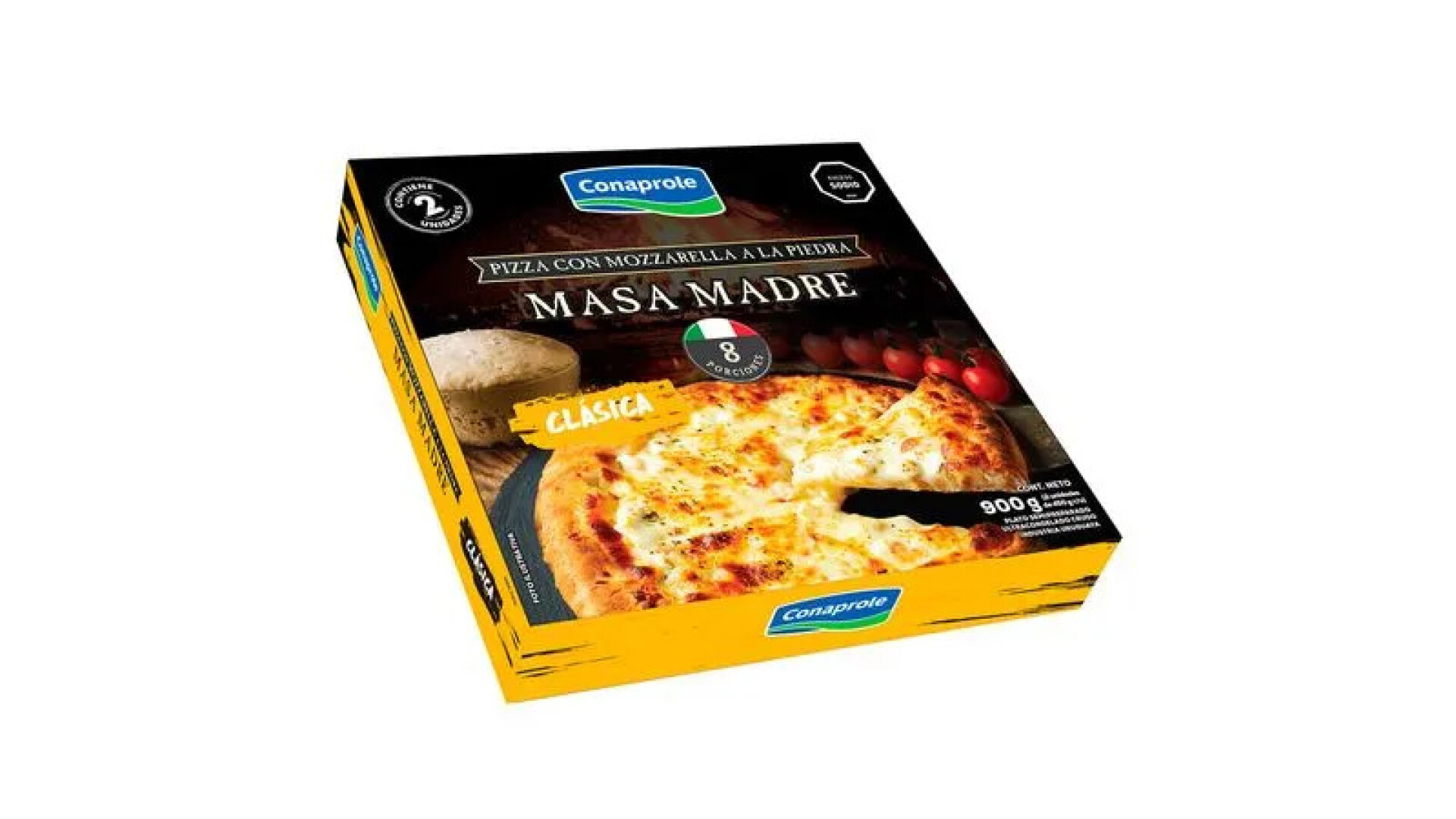 Pizza Conaprole Masa Madre 2 unidades 900 grs 