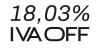 IVA OFF - 18.03%
