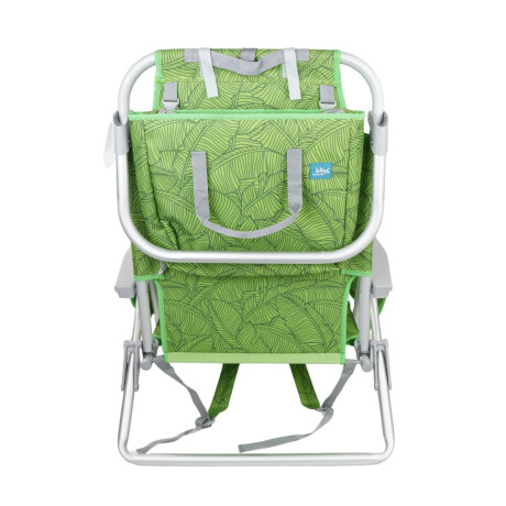 Reposera baja plegable con conservadora Reposera baja plegable con conservadora