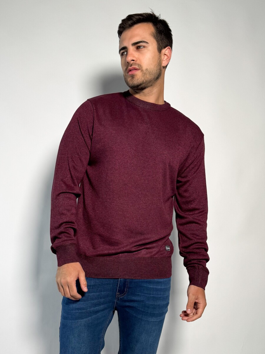 Sweater tejido Sigur - Bordo 