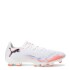 Championes de Hombre Puma Futbol 11 Future 8 Play FG Blanco - Anaranjado - Azul