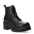 Botas de Mujer Bottero RATILI acordonada de cuero Negro