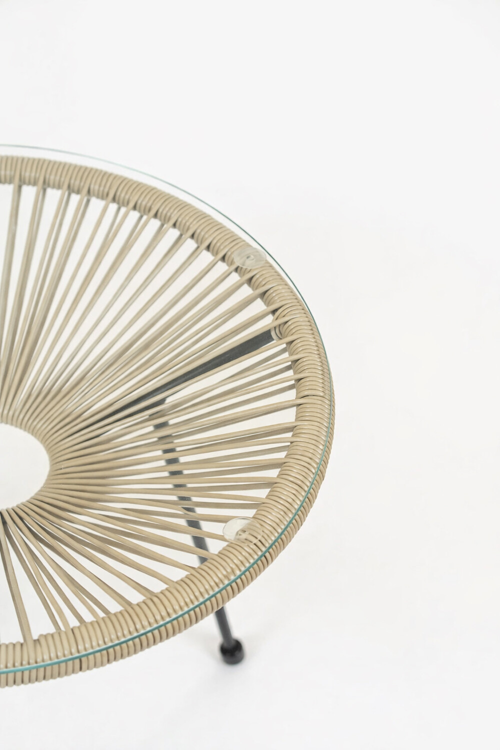 Mesa Living Acapulco Gris