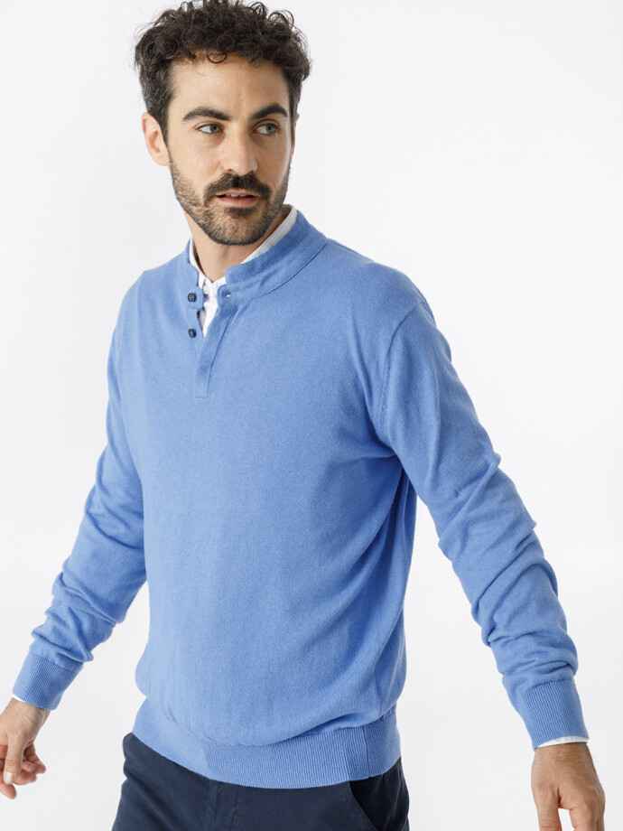 SWEATER DRAKO 3.0 CERULEO