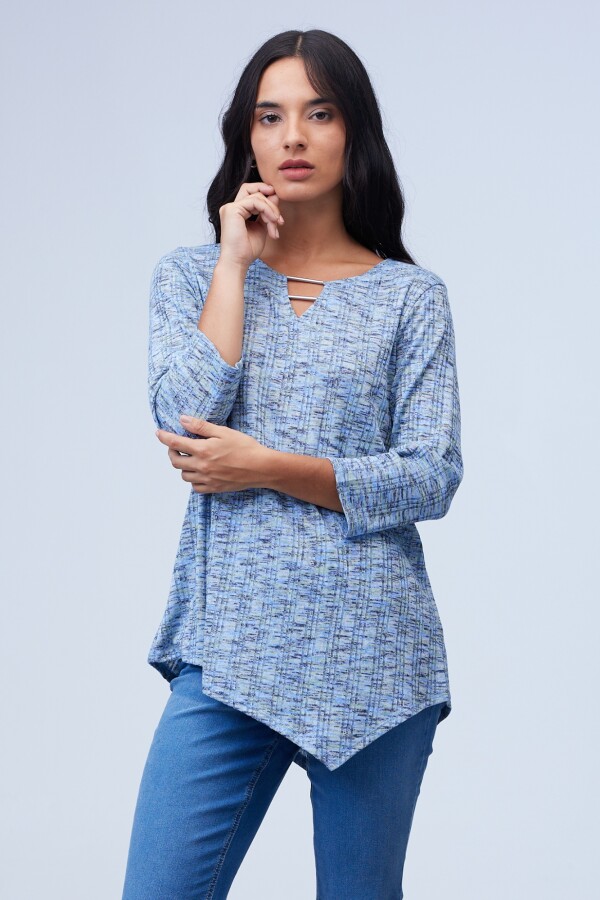 Blusa Melange CELESTE/MULTI