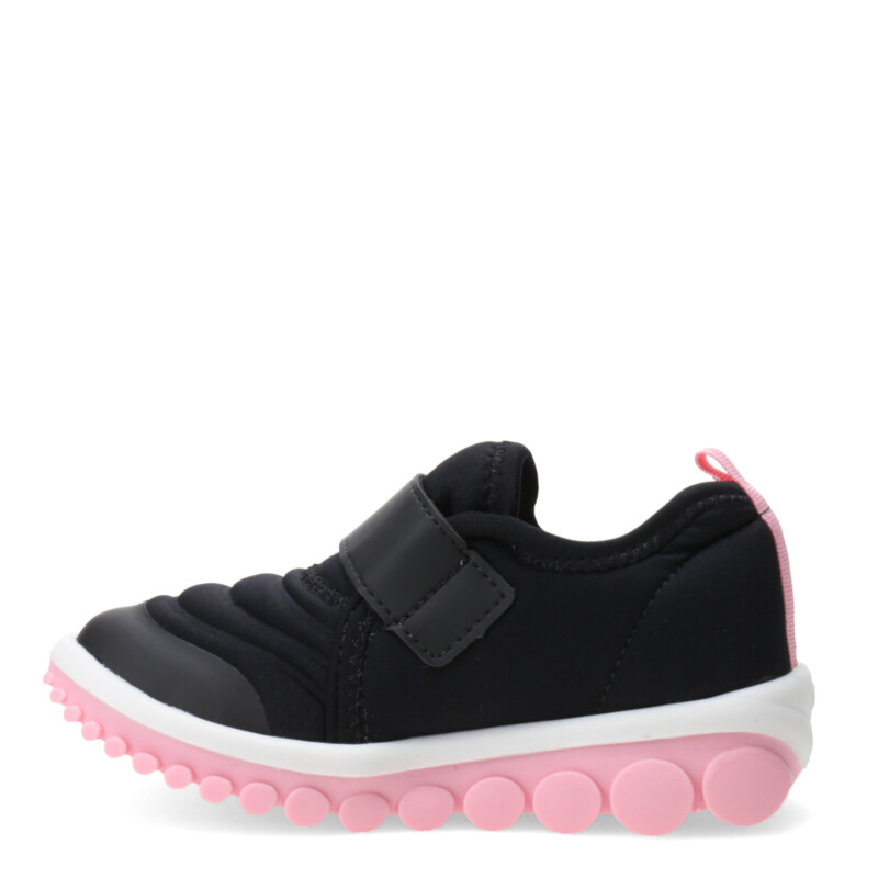 Championes Infantiles Bibi Roller 2.0 Velco Negro - Rosa