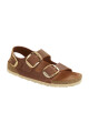Sandalia Milano Big Buckle Leoi - Estrecho Cognac