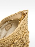 Bolso Para Móvil Efecto Rafia beige
