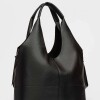 Shopper Amalfi en efecto cuero graneado Negro