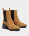 Botas Chelsea Bellevaux Mid Mujer Medium Brown Suede