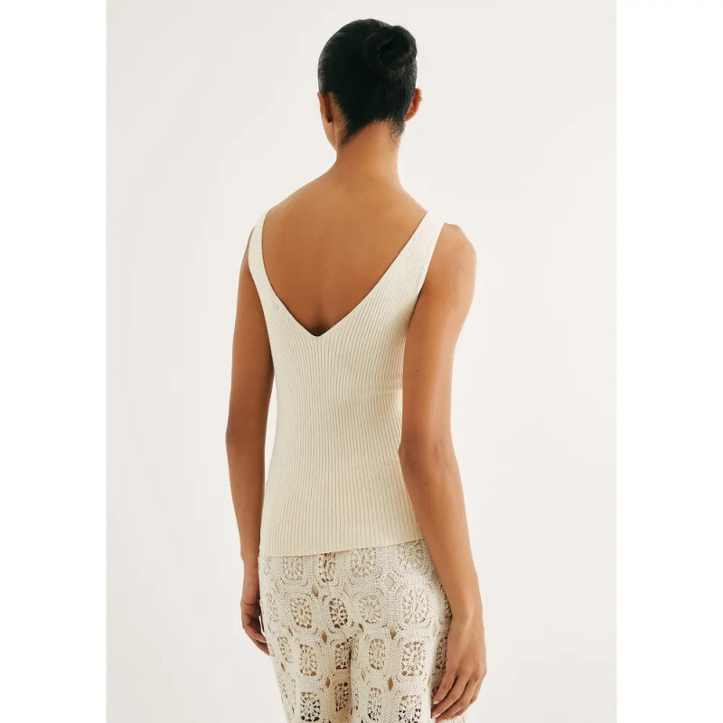 BLUSA SM FEM OFF WHITE