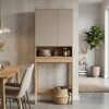 ORGANIZADOR BCO/BEIGE P/BAÑO 179X23X62CM Unica