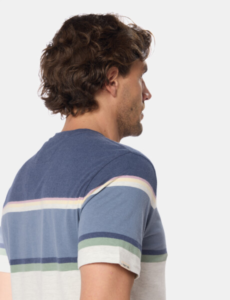 REMERA RAYADA Gris