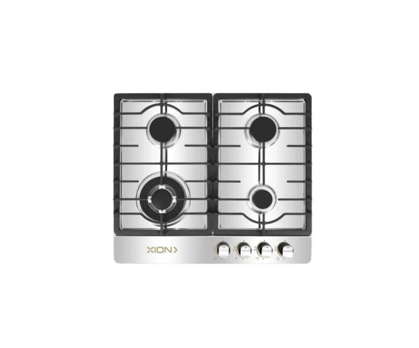 Anafe Xion 4 Hornallas Acero Inox 