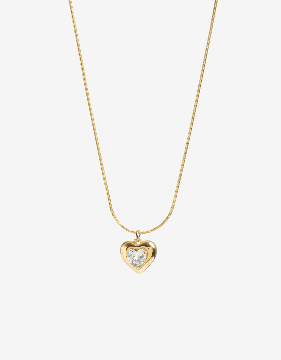 Collar De Acero Con Cubic 