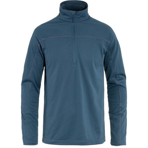Casaca Fjallraven Abisko Lite Fleece Half Zip M Hombre Indigo Blue