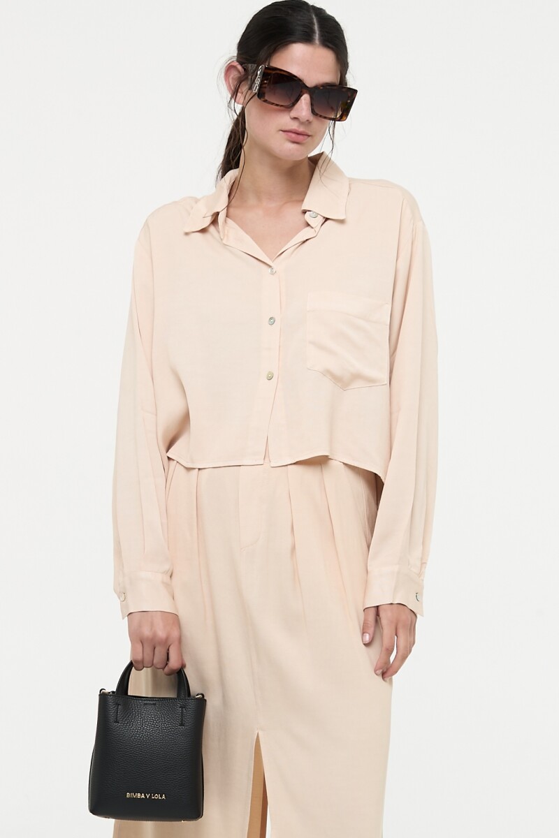 CAMISA CLASIC FIT Crema