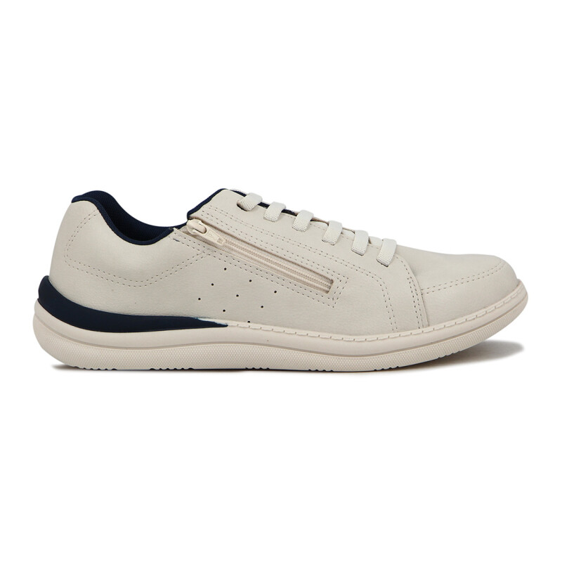 Br Sport Deportivo Casual Acordonado Blanco