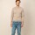 Sweater lino Cemento