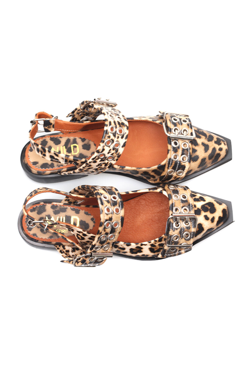 Sandalia Pekin Leopardo