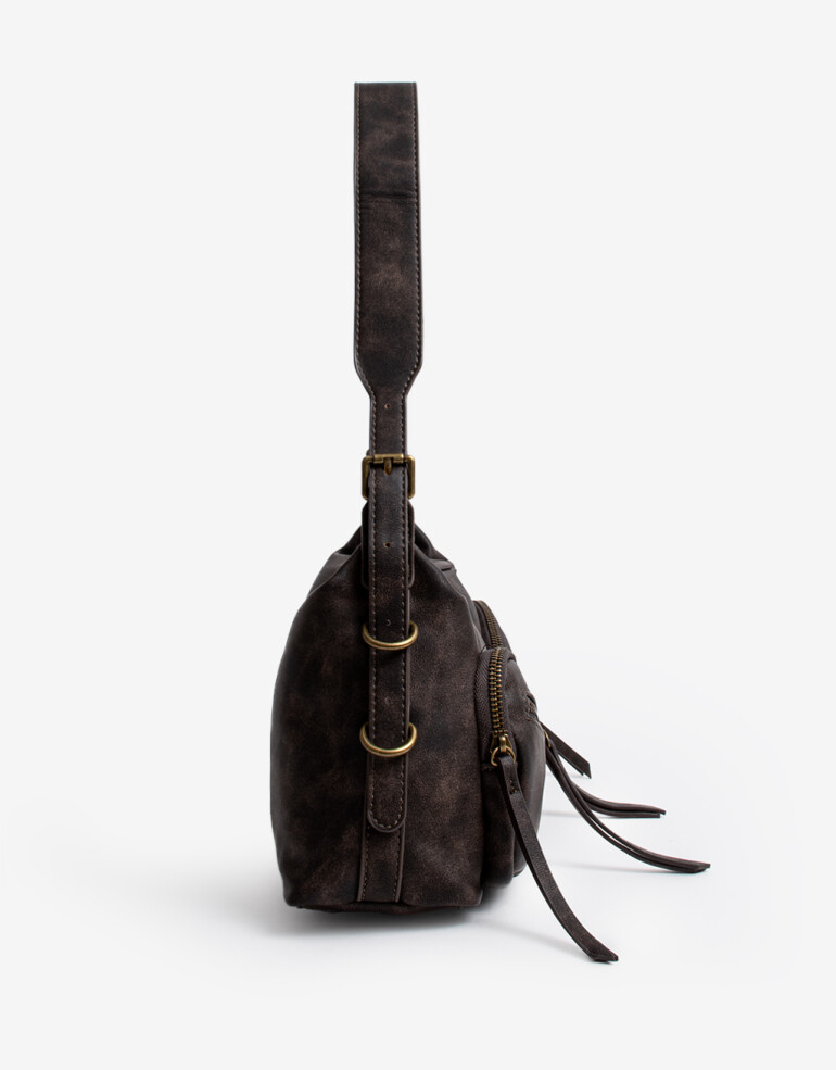 City Cartera City Multipocket Marrón - Marron Medio