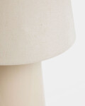 Lámpara de mesa Odra de cerámica crudo acabado brillante crudo acabado brillante