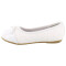 Ballerinas Infantiles Croco Kids con Puntera Blanco