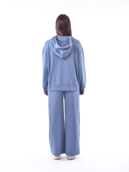 HOODIE DELFINO AZUL PIEDRA