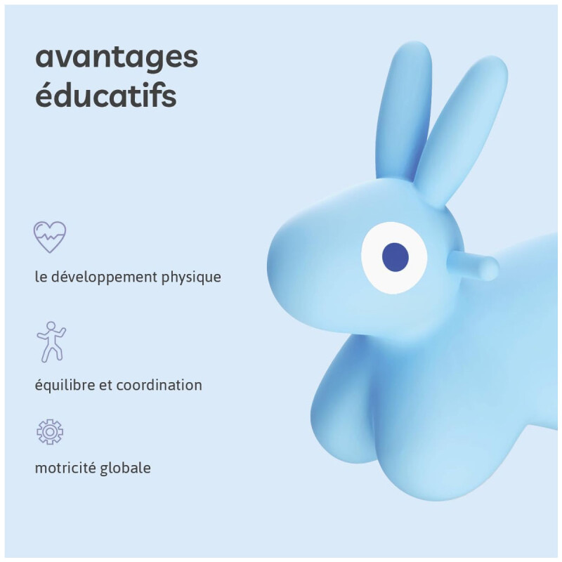 Saltarin Hoppi Bunny Quut Blue