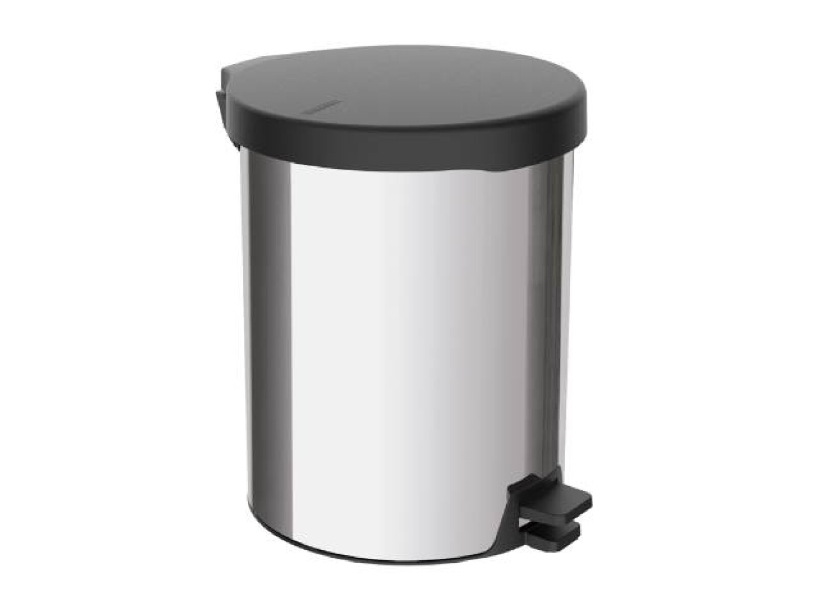 Papelera 5 lts con pedal de Acero inoxidable 