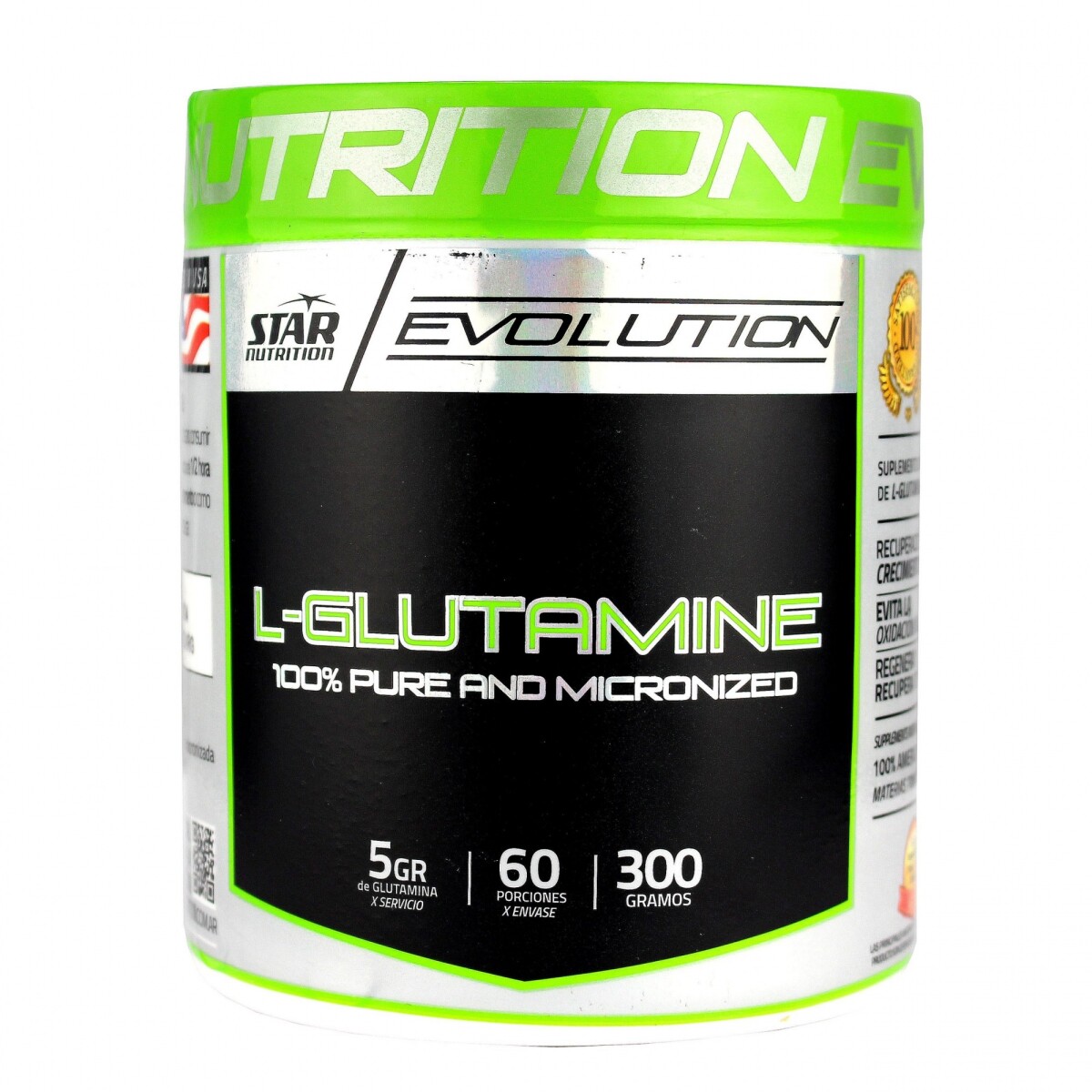 Glutamina Star Nutrition 300 Grs. 