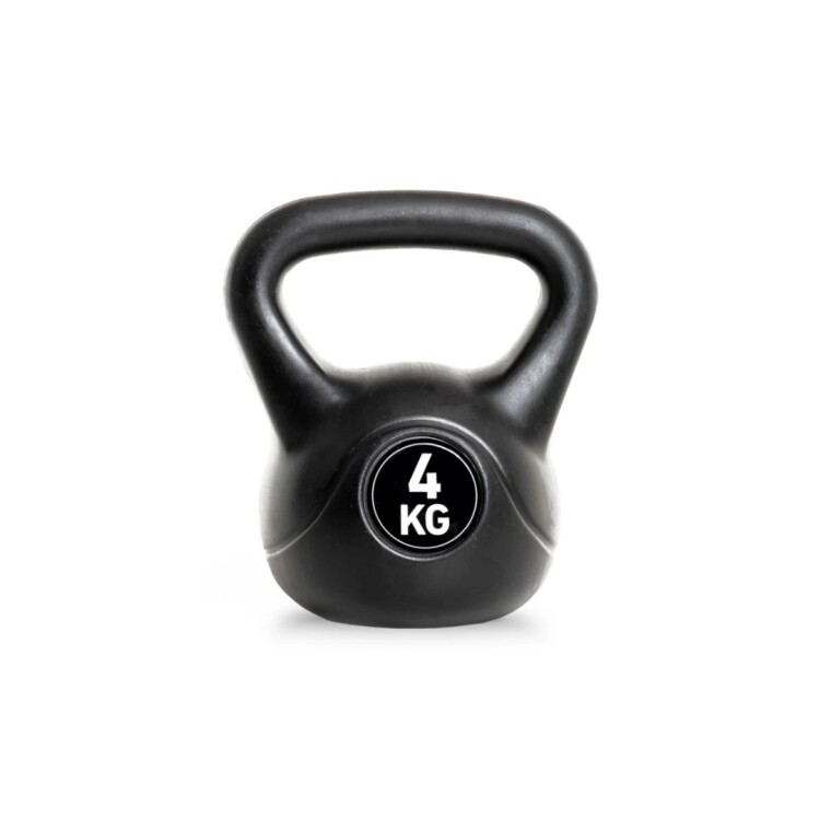PESA RUSA RECUBIERTA PVC 4KG NEGRO