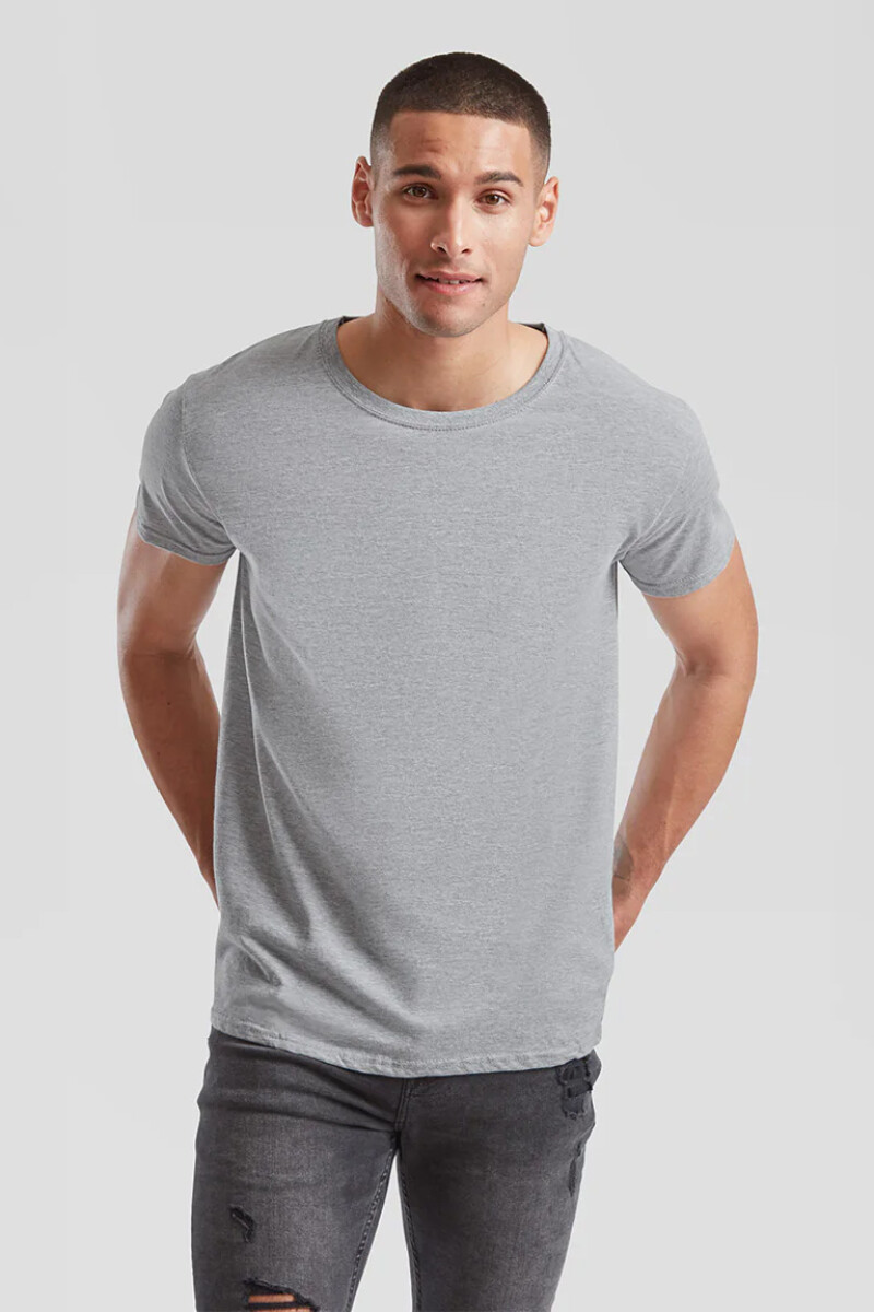 Remera cuello redondo ICONIC 150 - Gris 