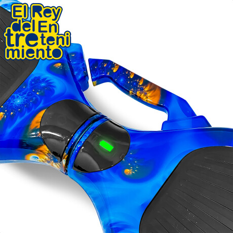 Hoverboard Skate Eléctrico + Control + Silla + Conos Azul