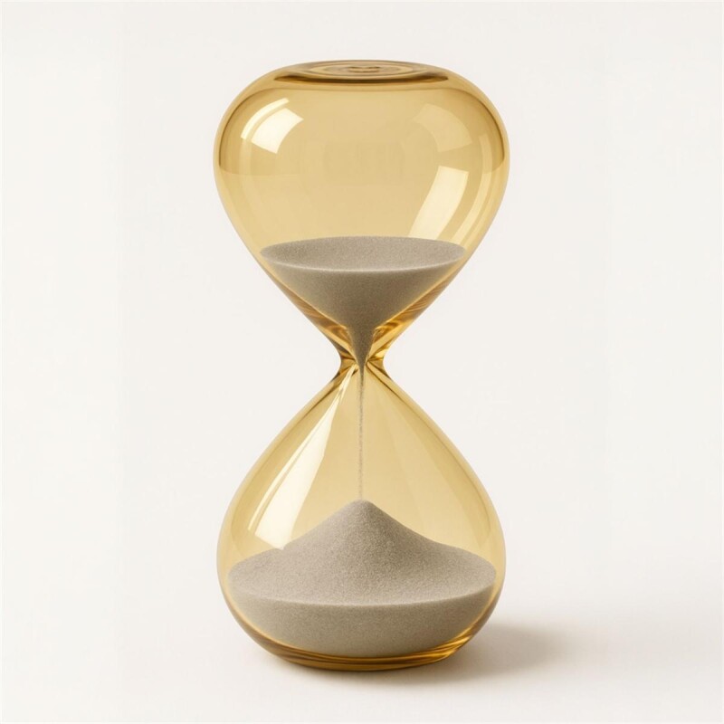 Reloj de Arena Deco 30 Minutos Gris